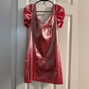 Amanda Uprichard Metallic Dress